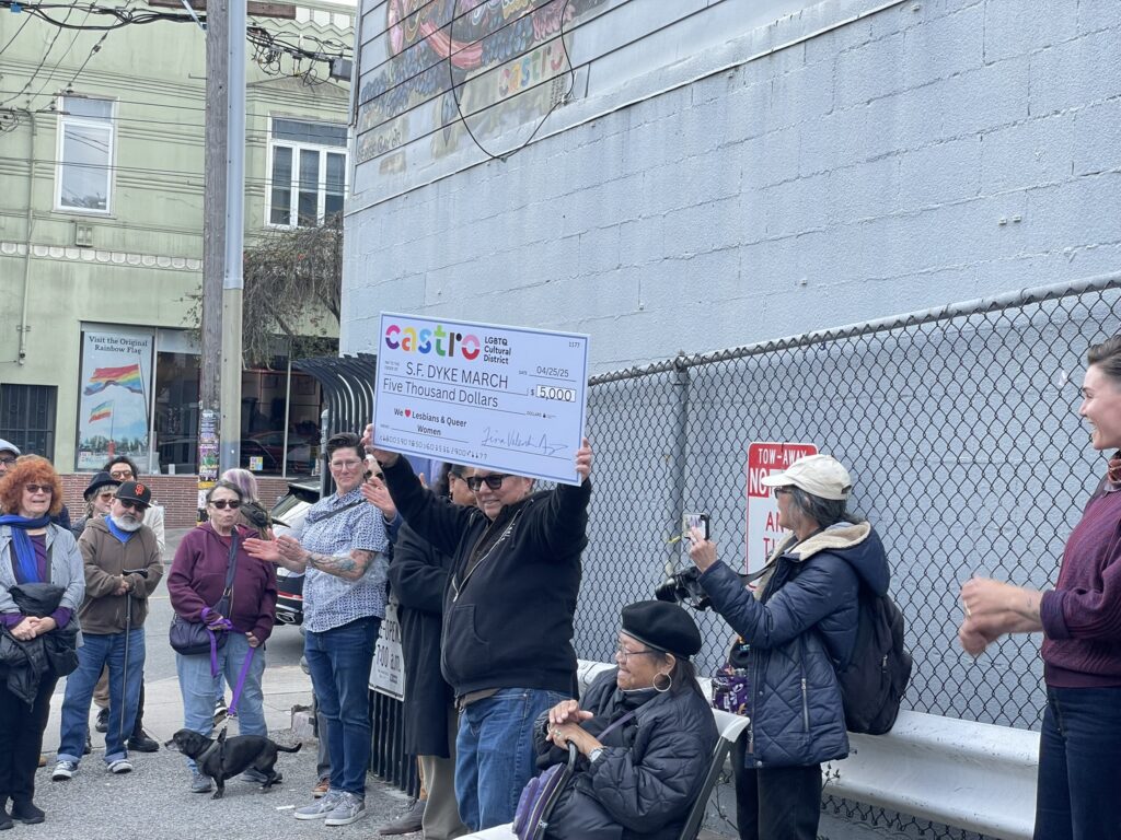 Lesbian Visibility Week 2025: The Living Lesbian Legends Mural in the Castro in San Francisco, California.