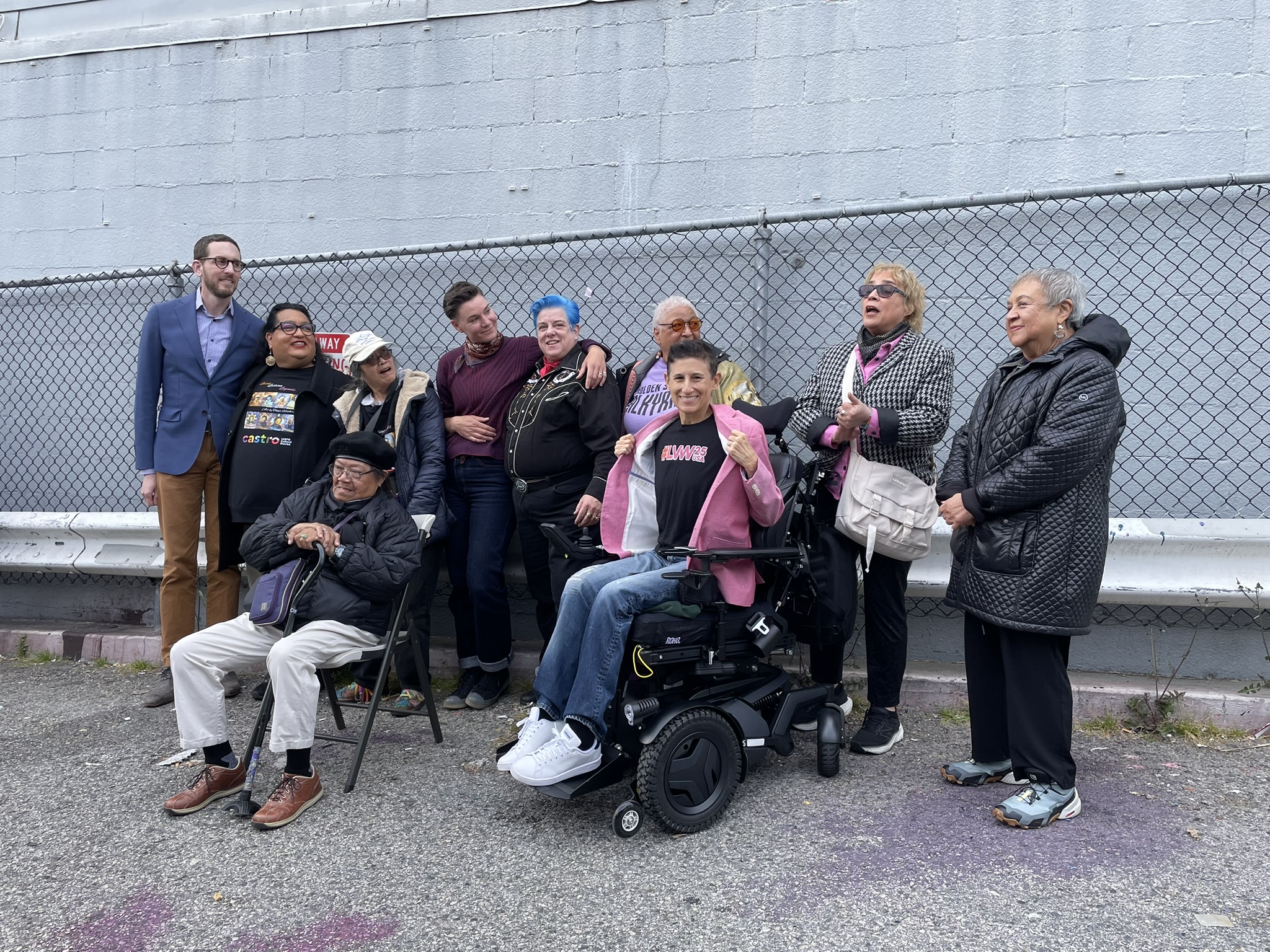 Lesbian Visibility Week 2025: The Living Lesbian Legends Mural in the Castro in San Francisco, California.